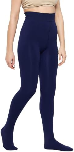 Brachy Women Plus Size Beige (XL) Ankle Length (30 to 40 Waist) Stretchable Women Warm Thick Fur Lined Fleece Winter Thermal Soft Legging Tights Stocking