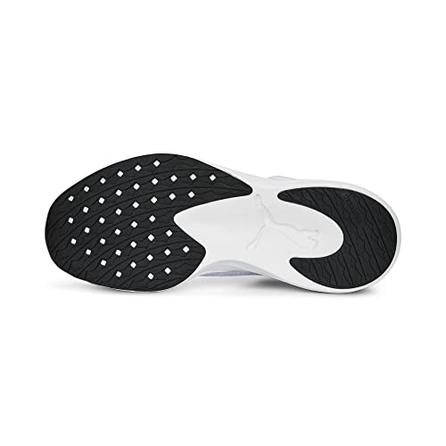 PUMA PUMA Mens Redeem Profoam Running Shoe, Mens White Mens Black-Fizzy Lime, 11.5