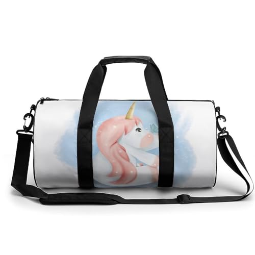 Duffel bag papillon licorne avec grand volume 45x23x23cm