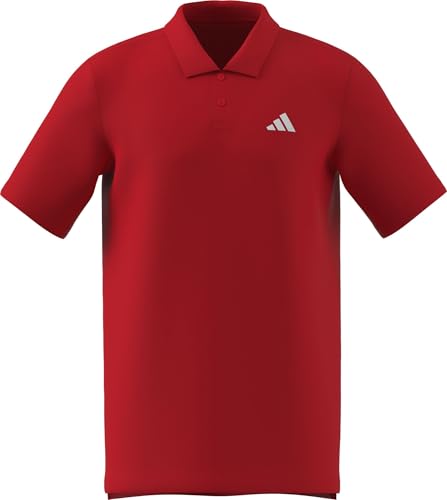 Adidas Homme Club Tennis Climacool Polo Shirt, Pure Ruby, L - 5