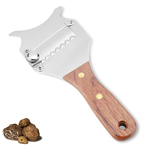 Rasoir Chocolat,Râpe à Truffe,Trancheuse à fromage en acier inoxydable, couteau à dessert à lame ondulée, trancheuse à fromage professionnelle, Outils culinaires exquis pour une touche parfaite