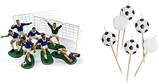 Anniversary House Football Cake Decoration Set Blue
