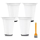 Yadiraom 4 PCS Filter Für Einhell TE-SV 18 Li, Wiederverwendbar Faltenfilter,Waschbarer Filter Staubsauger Zubehör, Reinigungsbürste, Passend Für Einhell Akku-Stielstaubsauger TE-SV 18 Li
