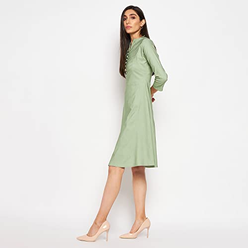 Image of CAMEY Women Striped Cotton Dress