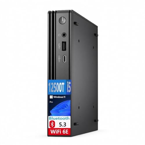 Dell OptiPlex 7020 7000 MFF Intel i5-12500T (Beats Intel i7-11700T),32GB DDR5 RAM,1TB NVMe SSD, WiFi 6E, DisplayPort,Wired KB & Mouse,w/USB3.1 128GB, Windows 11Pro(Free),Business Desktop