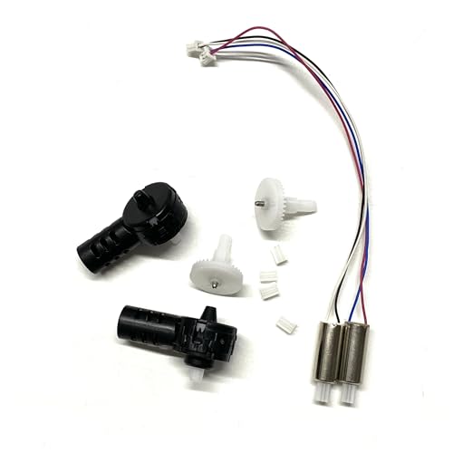 Repuestos K10 MAX Pro con hélices base de motor y protector de engranaje para dron RC en amarillo