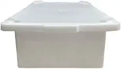 Caixa Plástica Frigorífica Multiuso para Congelamento Câmara Fria 40 Litros Com tampa