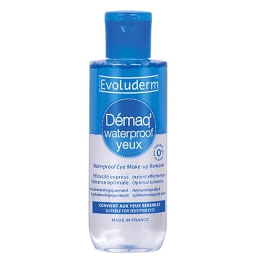 Evoluderm Waterproof Eye Make-Up Remove, Any Type of Makeup Removal | Suitable for Sensitive Eyes Vegan Free 150 ml