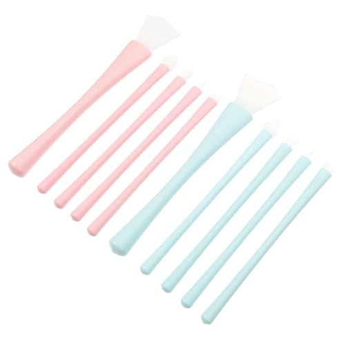 TOVINANNA 2個セット シリコンメイクブラシ make up brush makeup brush eyeliner mascara フェイスマスクアプリケーター 泥用美容ブラシ シリカゲル