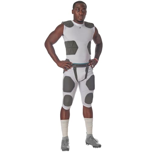 Champro Tri Flex 7-Pad Integrated Youth Girdle , White, Large by CHAMPRO - Image 6