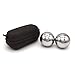 Z QINGZHENG 1.66 Inch,42mm Solid Stainless Steel Baoding Balls,Health Exercise Massage Handball (2pcs)