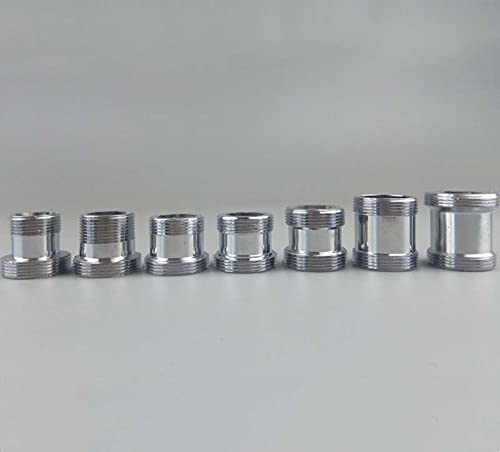 1 pc 16 18 19 20 21 22 adaptateur plus long de 24 mm, adaptateur d'aérateur de robinet purificateur, mâle 19 à mâle 22 Cover