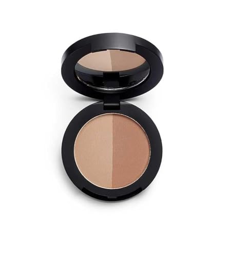 Makeup Revolution - Polvere per sopracciglia Duo Brow Powder - Soft Brown