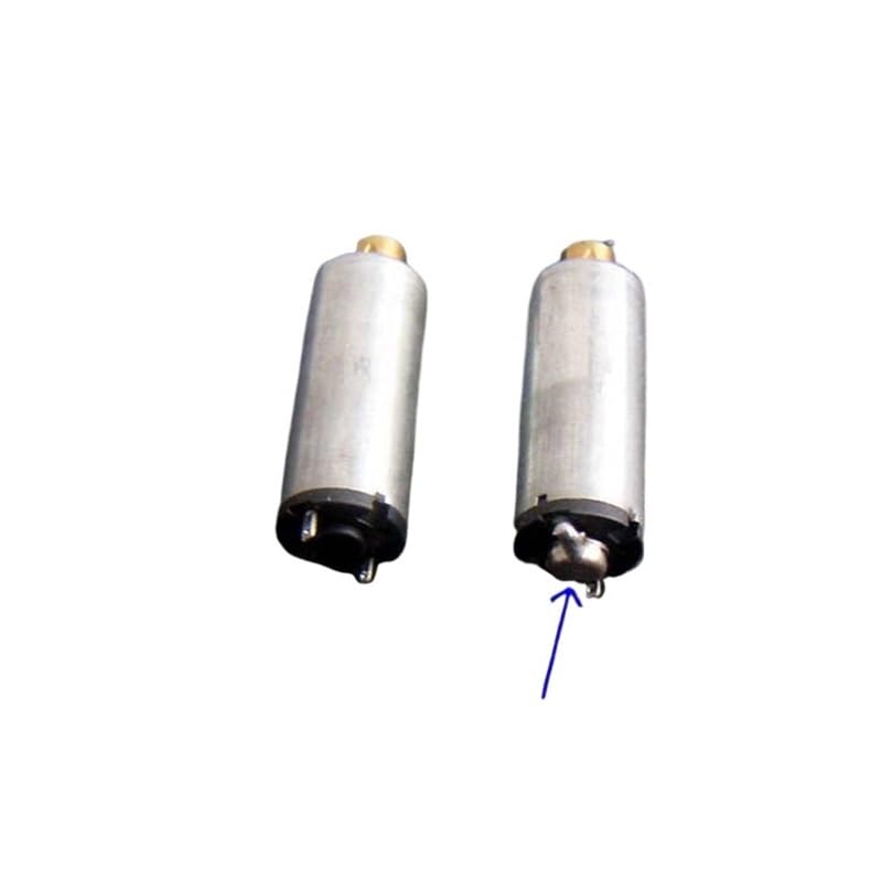 Motor de vibración N60 de 12mm con alta frecuencia de oscilación estable en latón de 3V-6V