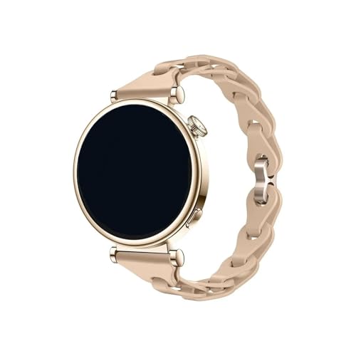 [LOKLNEYK] 18mm���f�B�[�X�X�����_��V���J�Q���J���[�o���h�ɓK������ Huawei Watch GT4/5 41mm/GT5 Pro 42mm(Milk tea color,For Huawei GT4 41mm)