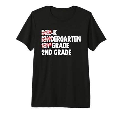 Goodbye 1st Grade Nailed it Graduation Hello 2nd Grade Premium Tri-Blend T-Shirt