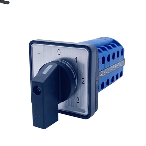 Interruptor de leva YMW26-20/5 de 0 a 3 posiciones con 20 terminales y contacto plateado