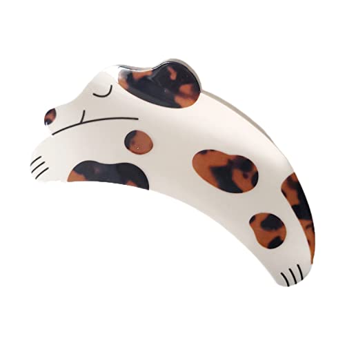 Hair Clips,Claw Clips,Hair Clips For Women,Spotted Dog Claw Clip,Cute Dog Shaped Hair Clip,Eva Hair Clips,Brown #TOP28