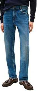 Tommy Hilfiger Herren Jeans Hose Straight Denton Mid Rise, Blau (Vista Indigo), 30W/36L