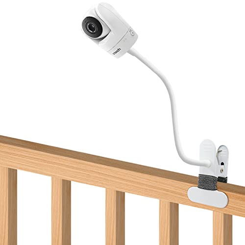 Pacote com 2 suportes flexíveis para monitor Owlet Duo Baby e Owlet Cam sem ferramentas ou danos na