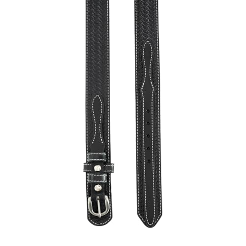 Geniune Leather Western Ranger Belt, Black2