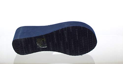 Yellow Box Deloise EVA Wedge Platform Embellished Sandals Clear (9.5, Clear)3