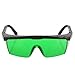 Green Laser Enhancement Glasses - Eye Protection Safety Glasses for Laser Hair Removal Treatment, Green Laser Level, Rotary and Multi-Line Laser Tools