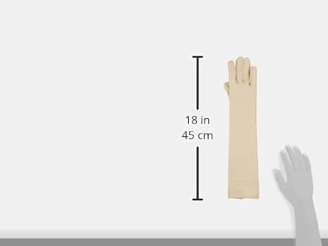 Rolyan Forearm Length Right Compression Glove, Full Finger Compression Sleeve to Control Edema and Swelling, Water Retention, and Vericose Veins, Covers Fingers to Forearm on Right Arm, Large