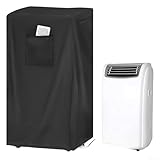 Zeroupshop Tragbare Klimaanlagen-Abdeckung, 54 x 46 x 82 cm, wasserdicht, mit Kordelzug und...