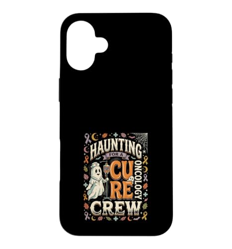 Haunting For A Cure Oncology Crew �n���E�B�� �i�[�X�V���c �X�}�z�P�[�X iPhone 16 Plus �p