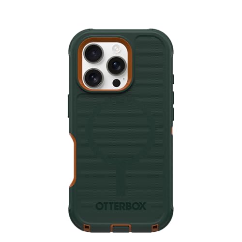 Image of OtterBox iPhone 16 Pro Defender Series Case for MagSafe - Green Intrigue