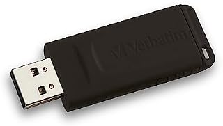 Verbatim Slider pamięć USB Drive 32 GB, USB 2.0, pamięć USB, do laptopa, notebooka, ultrabooka, radia samochodowego, USB 2.0, pamięć danych z mechanizmem przesuwnym, czarna