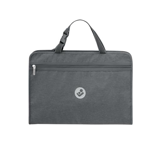 Maxi-Cosi Organizer Auto, Portaoggetti Auto con 4 Tasche e Porta Tablet, Ideale anche per Passeggini, Idrorepellente Facile da Pulire, Installazione Rapida, Copri Sedile Auto Bambini, Twillic Graphite