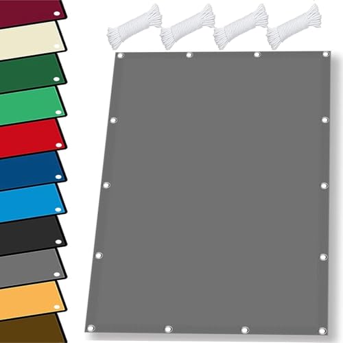 Red de sombreado 115x115 resistente malla sombra exterior gris 2