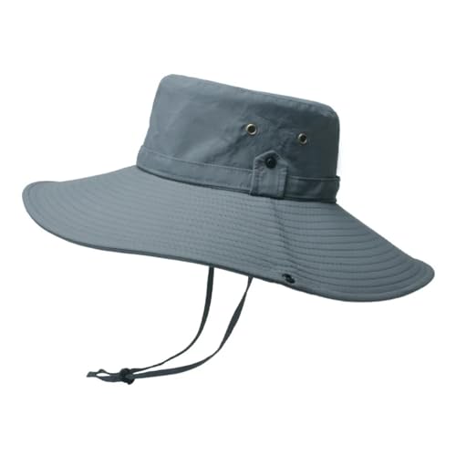 Chapeau de soleil imperméable homme anti-pluie et anti-UV grand bord randonnée