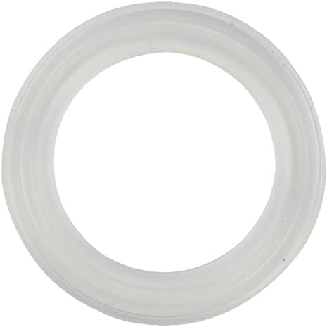 Platinum Cured Silicone Sanitary Tri-Clamp® Gasket, Clear - 8" (Flanged)