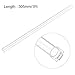 uxcell Clear Rigid Tubing 6mm(1/4'') ID x 8mm(5/16'') OD x 1Ft Length Round Plastic Polycarbonate Tube