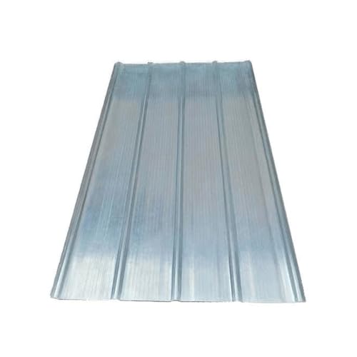 Placa Ondulada Tejas para Tejados Flexibilidad Paneles Luz Fibra Vidrio Estructuras para la Cría de Ganado y Aves(0.9x1.1m/2.95x3.61ft)