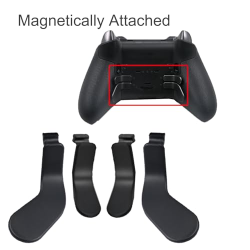 Image of 5 Pack Metal Paddles for Xbox Elite 2 Controller,Elite Series 2 D-Pads Replacement Parts for Xbox Controller Elite Series 2, Elite 2 Core Controller Accessories(Black)
