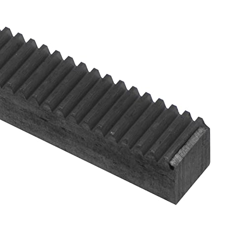 Image of uxcell Steel Gear Rack, 2 Pcs 1.5Mod 500mm x 20mm x 20mm Total 3.3 ft Heavy Duty Straight Linear Spur Rack for Machines Automotive