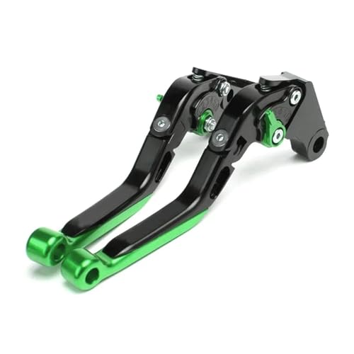 Leviers de frein réglables CNC Style C pour moto Kawasaki Z500 Ninja 500 KLR650 finitions premium