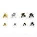 200 Pcs Zipper stopers Top Stops #3 #5 for Spiral Slider Bottom Rescue Repair Set Aluminum Nickle Gold Bronze Nickle-Black Color Choice