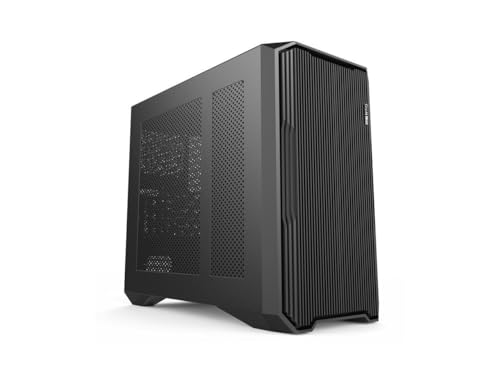 Gabinete para PC KM7B Full Tower, compatible con Micro-ATX/ATX/E-ATX, 13 bahías para HDD, refrigeración líquida de 360/280 mm, panel frontal magnético, color negro miniatura 2