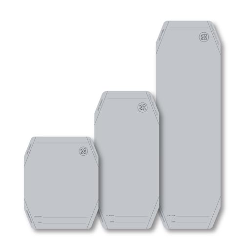 OpenGlass Van Mods - Vandaid Adventure Patches (Lght Grey, 3 Pack) - Automotive Scratch and Dent Cover, Car Rust Patch & Car Scratch Repair