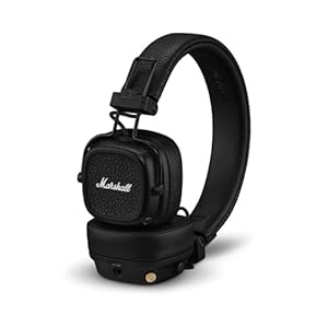 Marshall Major V Bluetooth Kopfhörer 100 Stunden Schwarz