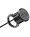 Desktop Power Grommet with USB,Hidden Power Socket. Desk Hole Grommet Outlet,Easy Access to 2 power Source Along with 4 USB Power Port Connections(4 USB Ports)