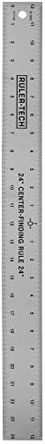 24" Stainless Steel Center Finding Ruler