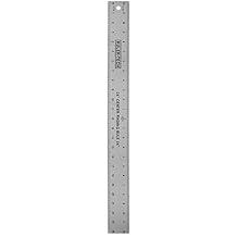 Peachtree Woodworking Supply Stainless Steel Center Finding Ruler. Ideal for Woodworking, Metal Work, Construction and Around The Home 24" Ruler