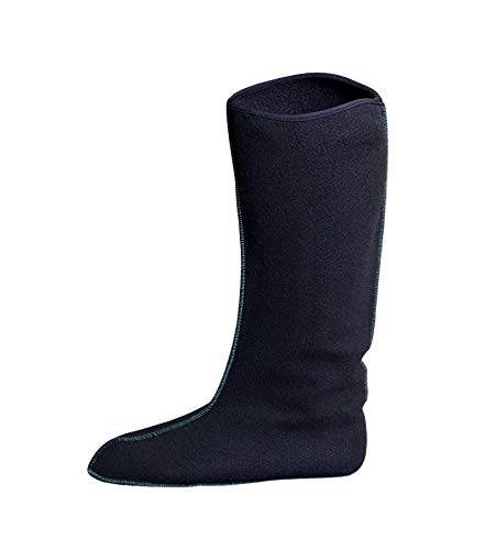 3Kamido Filz Stiefel Socken Innenschuhe Innenstiefel für Regenstiefel LANG Damen Herren Socke ERWÄRMUNGSEINLAGE AUS Filz Thermosocken Schwarz 47/48