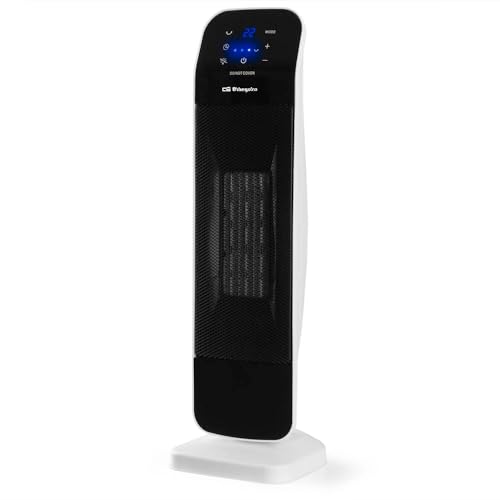 Orbegozo CR 5029 - Calefactor cerámico, oscilante, Mando a Distancia, Temporizador, 3 Modos de...